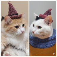 ネオンくんとゴハンくんの画像