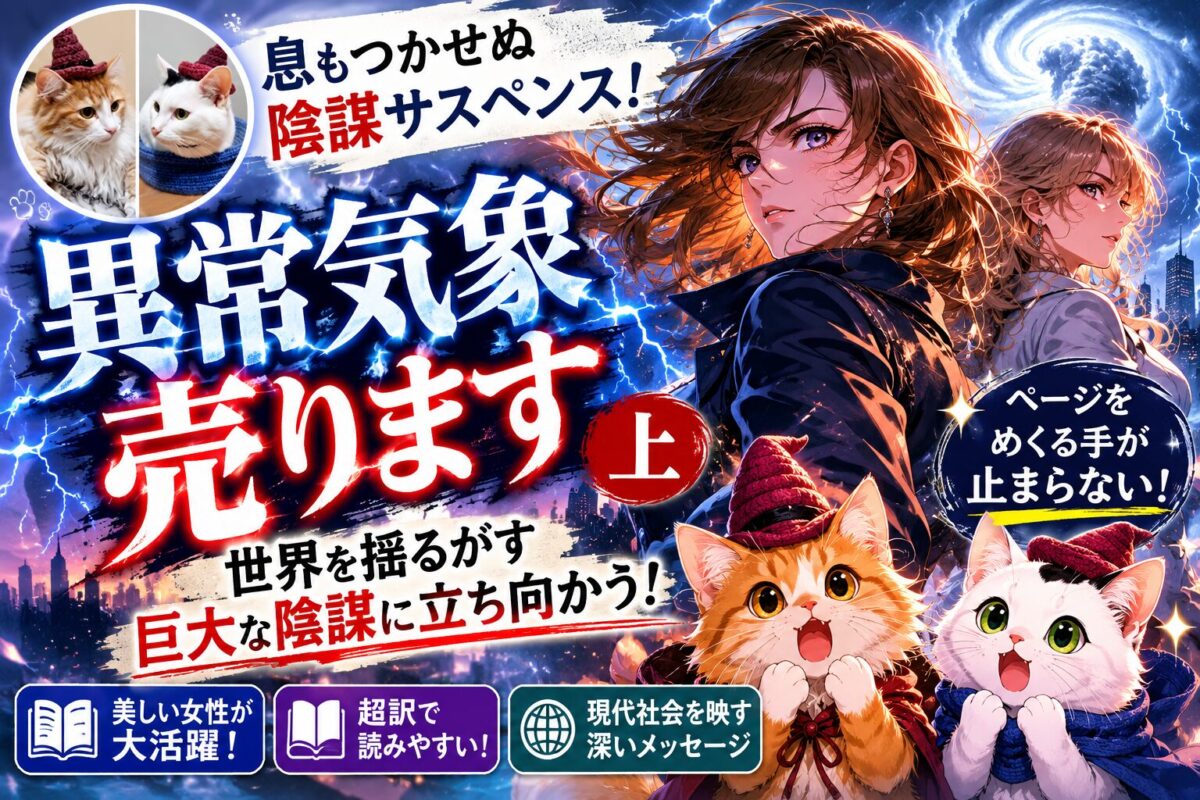 シドニィ・シェルダン『異常気象売ります 上』サムネイル画像