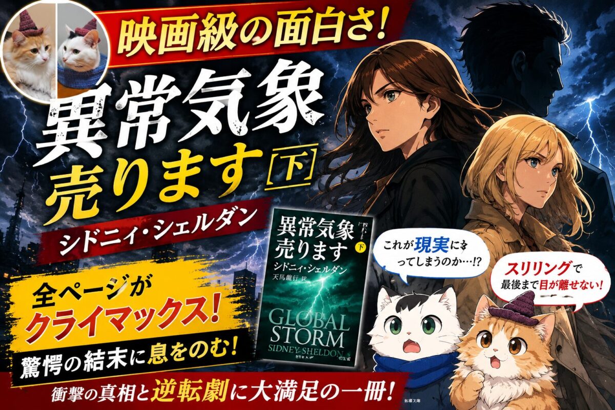 シドニィ・シェルダン『異常気象売ります（下）』サムネイル画像