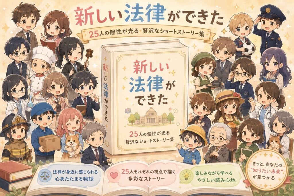 『新しい法律ができた』──25人の個性が光る贅沢なショートストーリー集のイメージ画像
