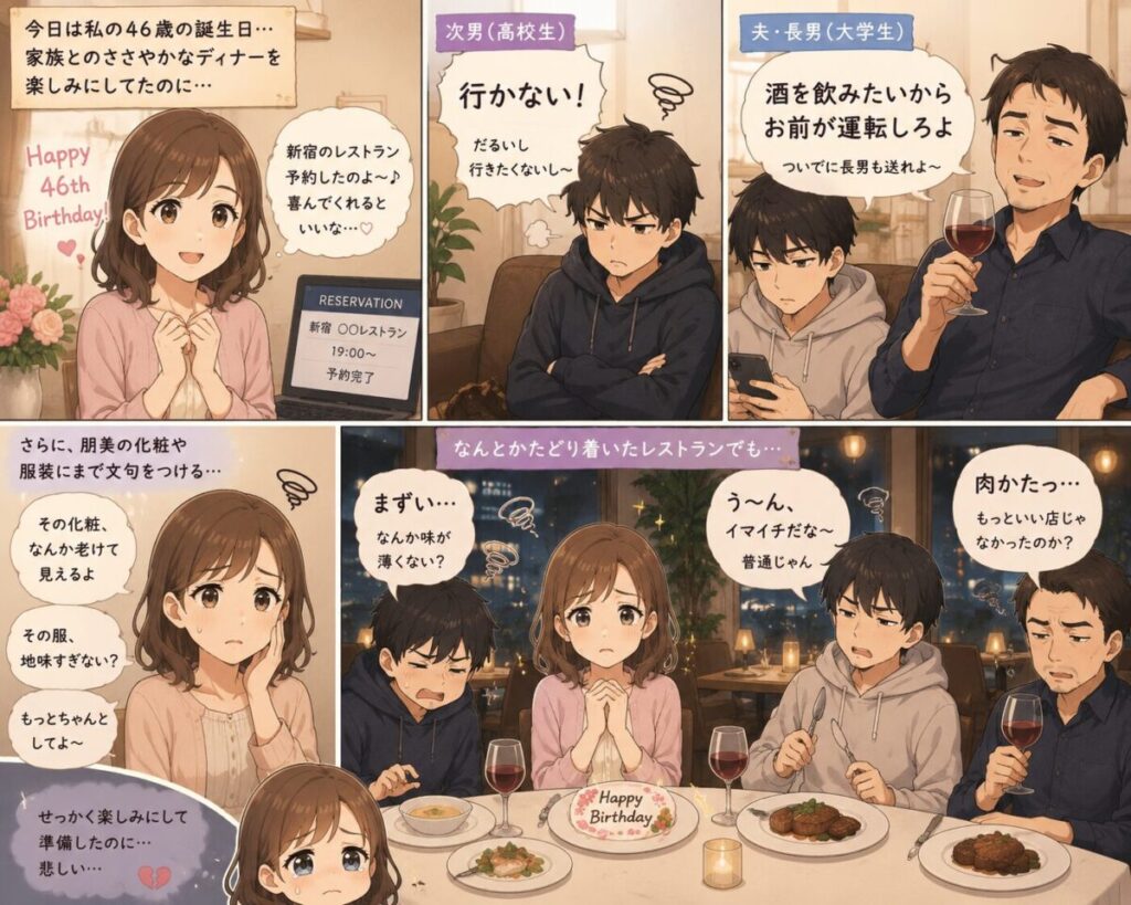 最悪な誕生日のイメージ画像