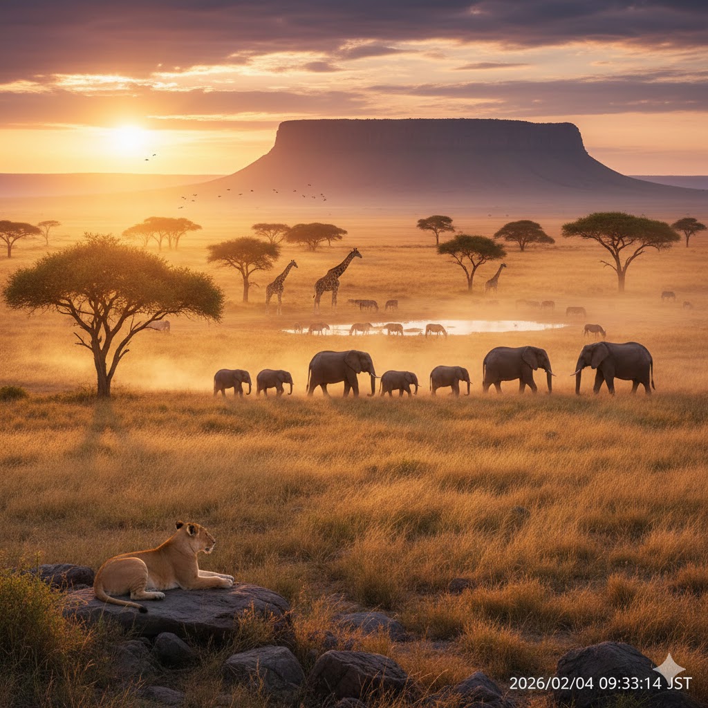 アフリカの大地のイメージ画像