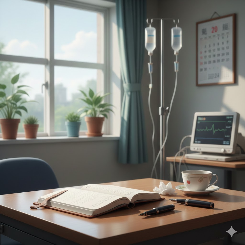 闘病の中最後まで執筆してくれたイメージ画像