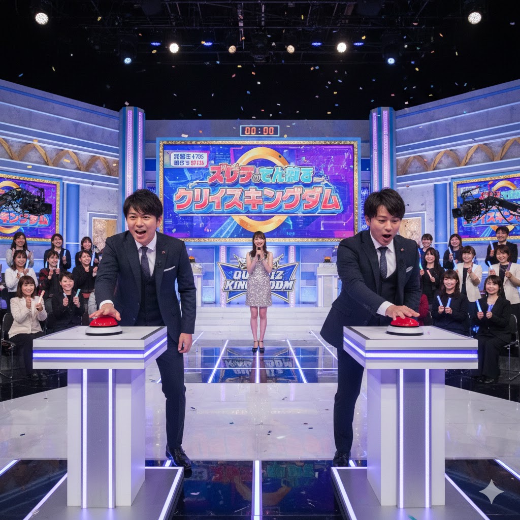 早押し問題のクイズ番組のイメージ画像