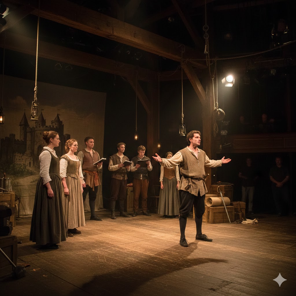 舞台の練習をしているイメージ画像