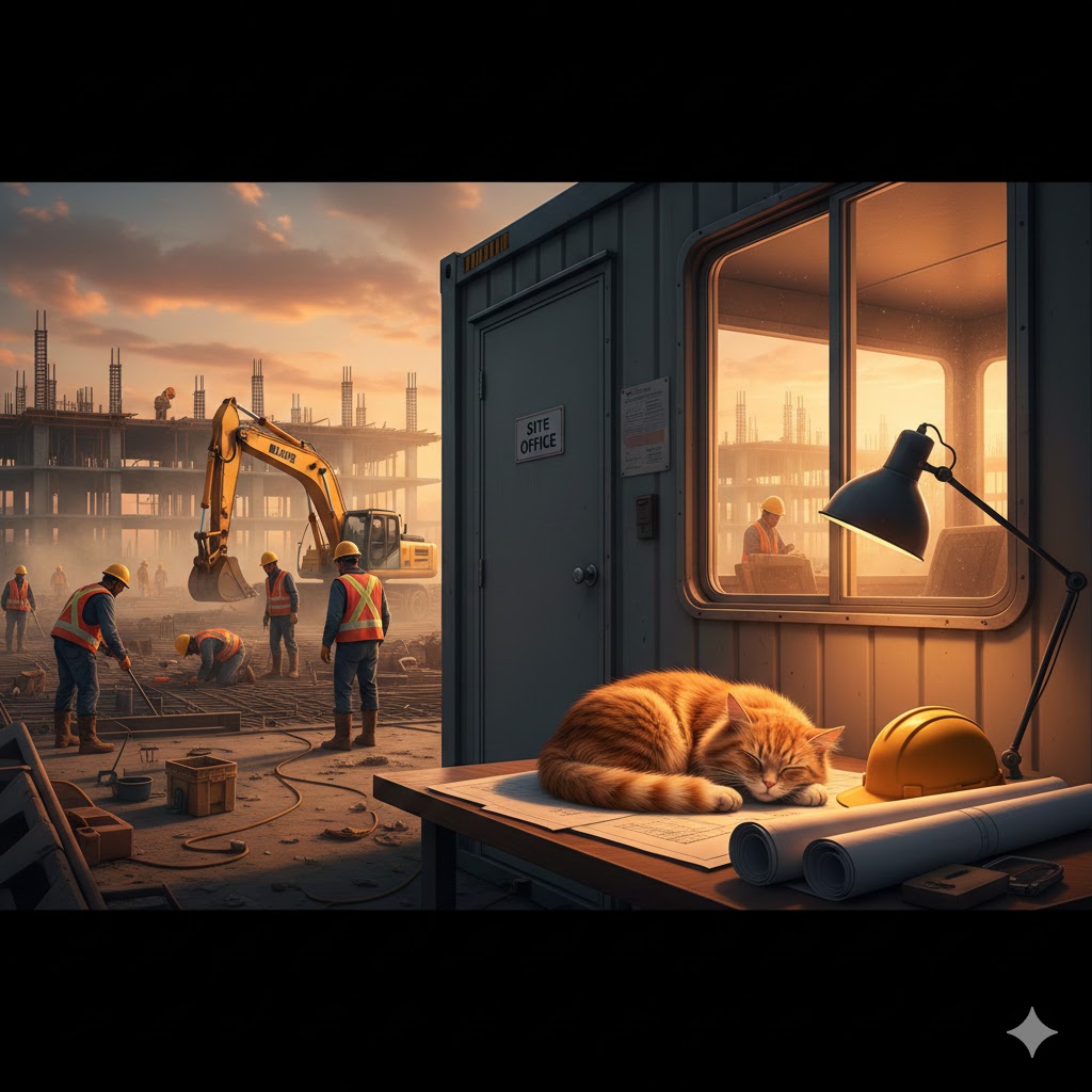 真面目に現場仕事に励むイメージ画像