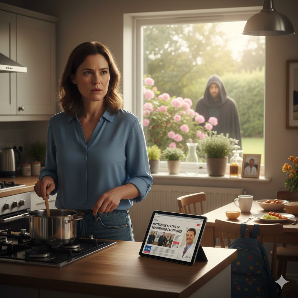 怪しい組織に狙われているイメージ画像