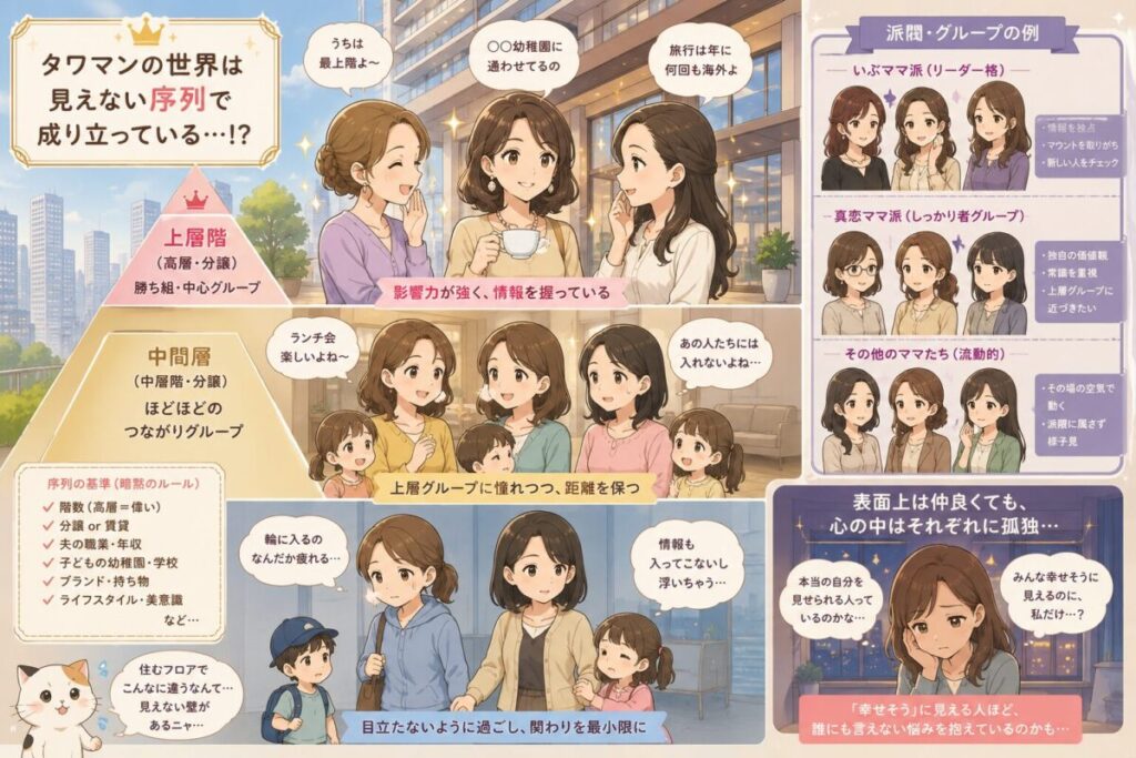 タワマンの派閥のイメージ画像