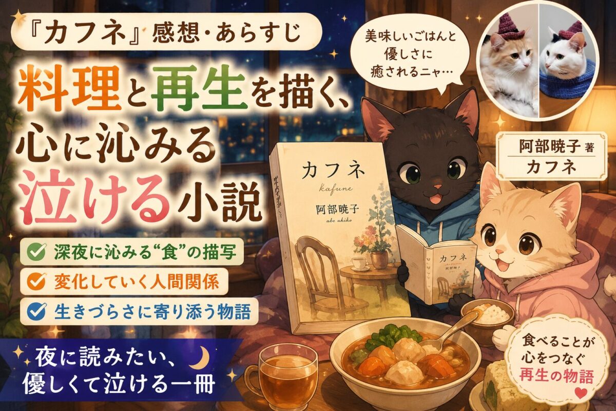 阿部暁子さんの小説『カフネ』サムネイル画像