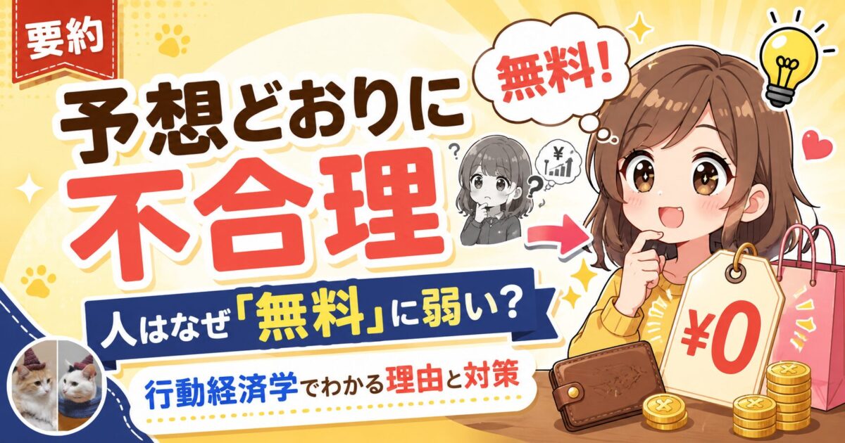 ダン・アリエリー氏の世界的ベストセラー 『予想どおりに不合理（Predictably Irrational）』サムネイル画像