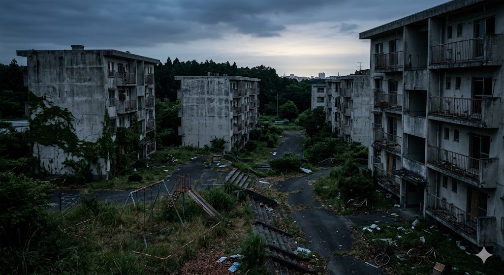 人がいなくなった団地のイメージ画像