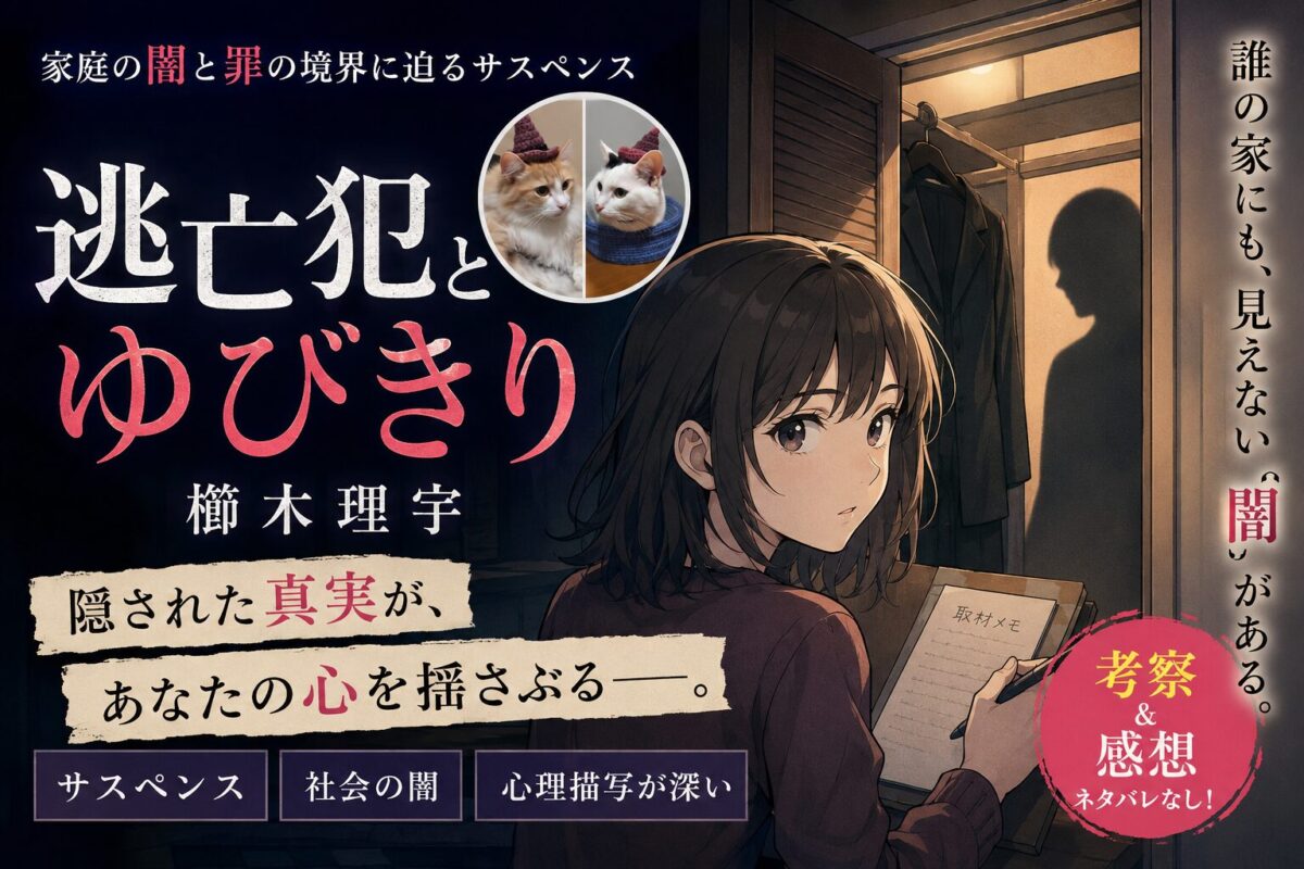 『逃亡犯とゆびきり』（櫛木理宇）サムネイル画像