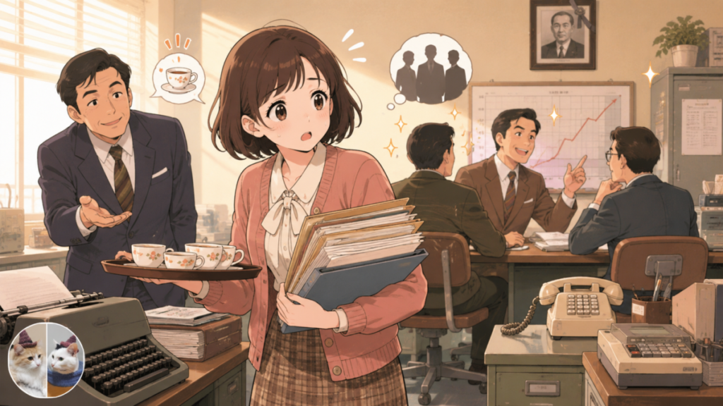 昭和の職場のイメージ画像