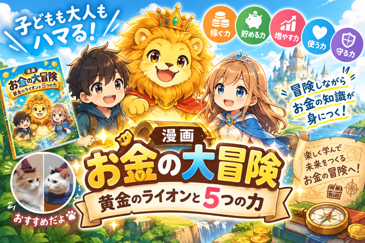 『漫画 お金の大冒険 黄金のライオンと５つの力』サムネイル画像