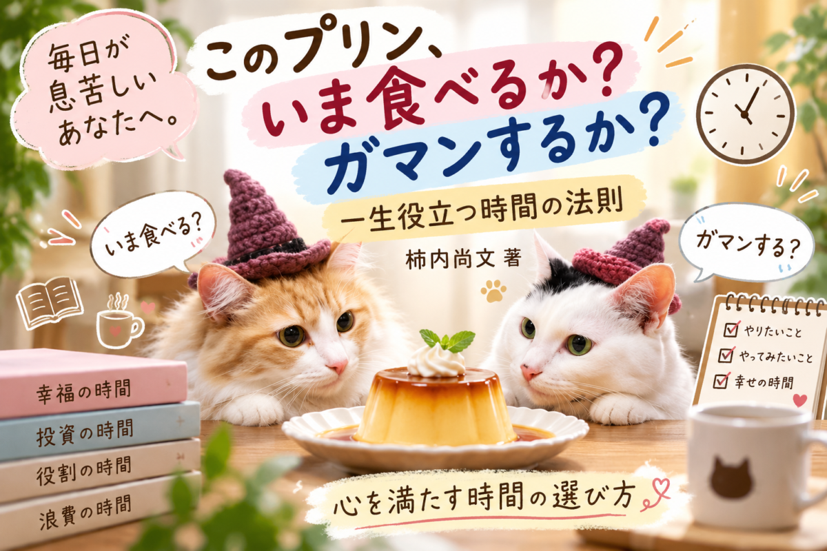 柿内尚文『このプリン、いま食べるか？ガマンするか？』サムネイル画像