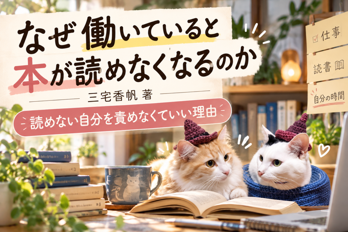 『なぜ働いていると本が読めなくなるのか』三宅香帆サムネイル画像