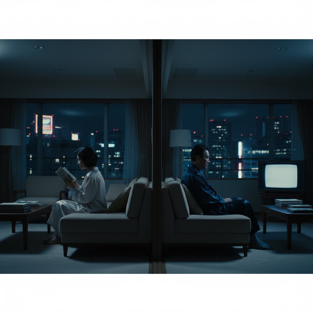 夫婦の気持ちがすれ違うイメージ画像