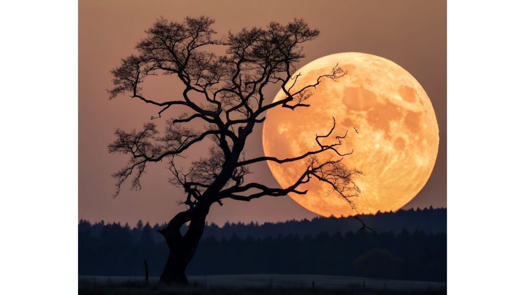 見守ってくれている月のイメージ画像