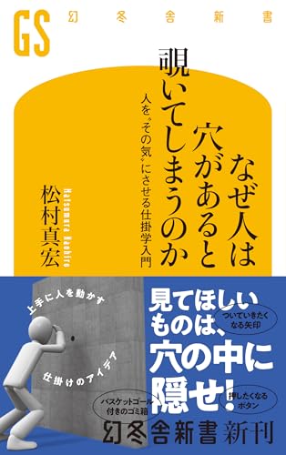 『なぜ人は穴があると覗いてしまうのか』松村真宏の仕掛け学を解説する本の表紙画像