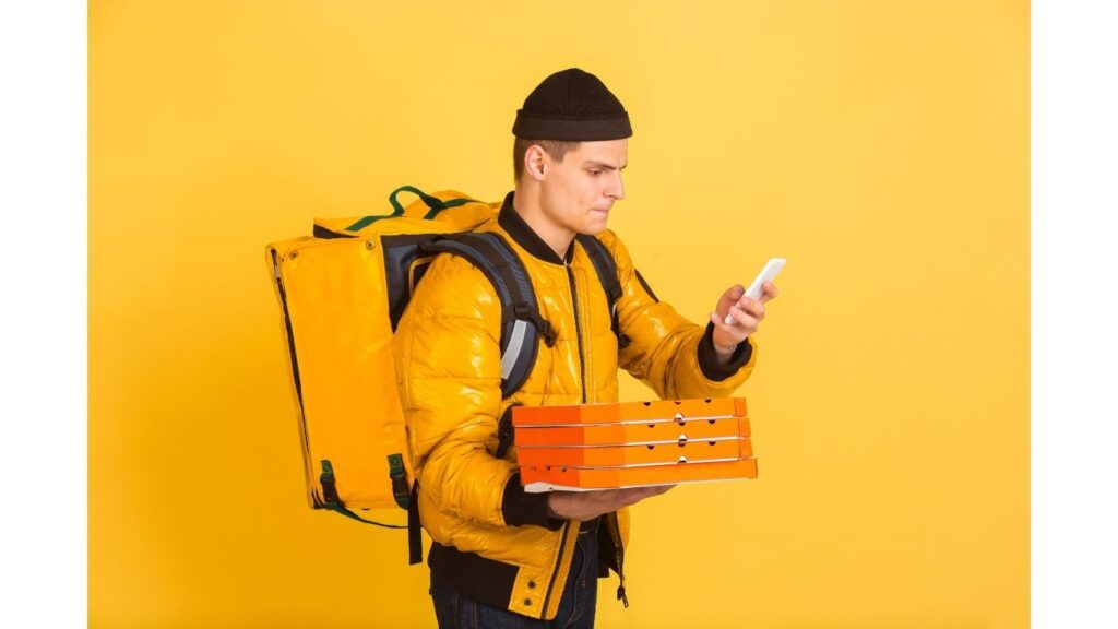 ビーバーイーツの配送員のイメージ画像