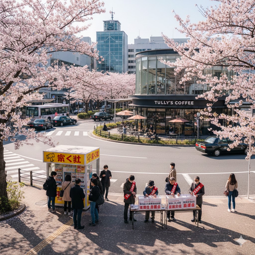 駅前の広場のイメージ画像