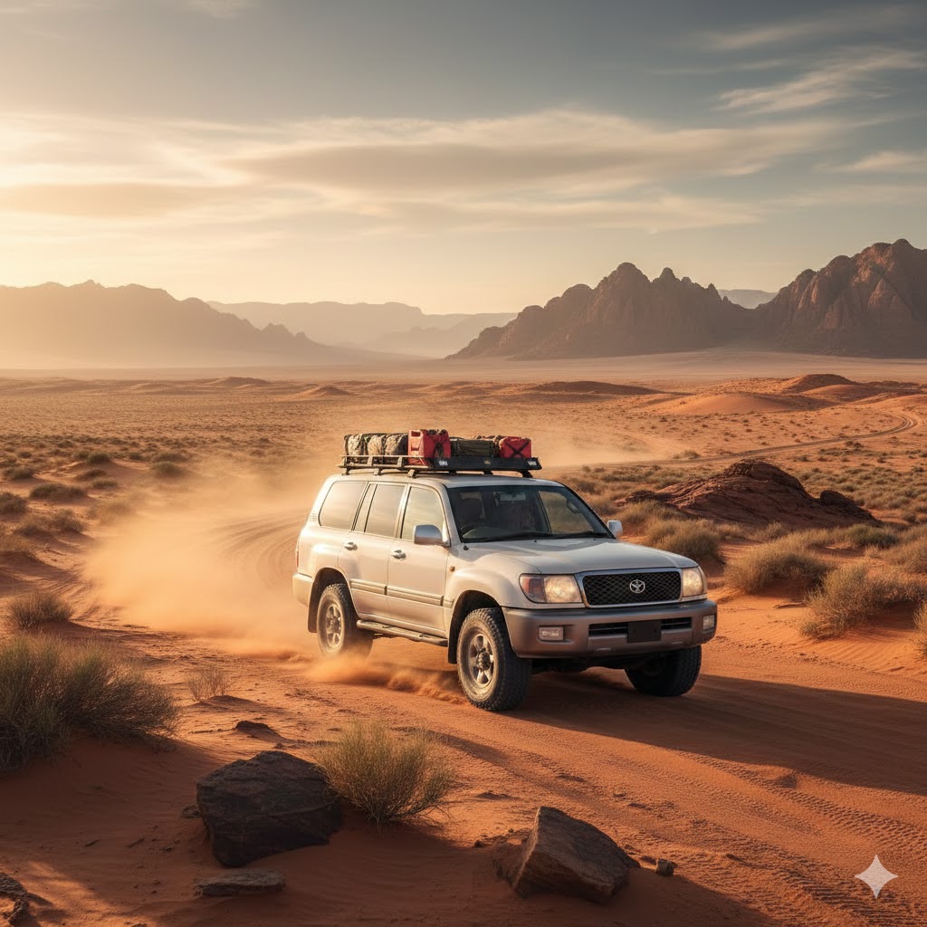 日本のSUVがアフリカで活躍しているイメージ画像