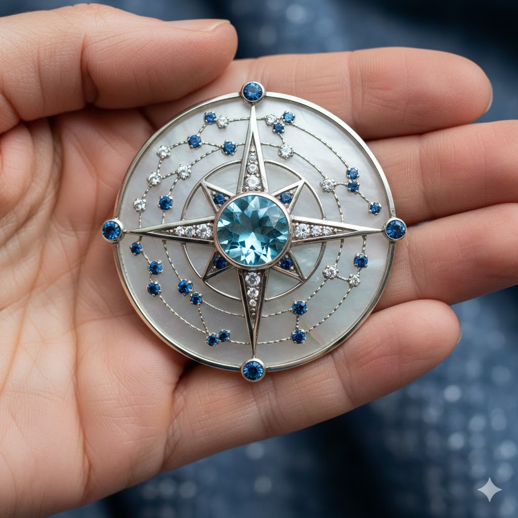 おばあちゃんにもらった北極星のブローチのイメージ画像