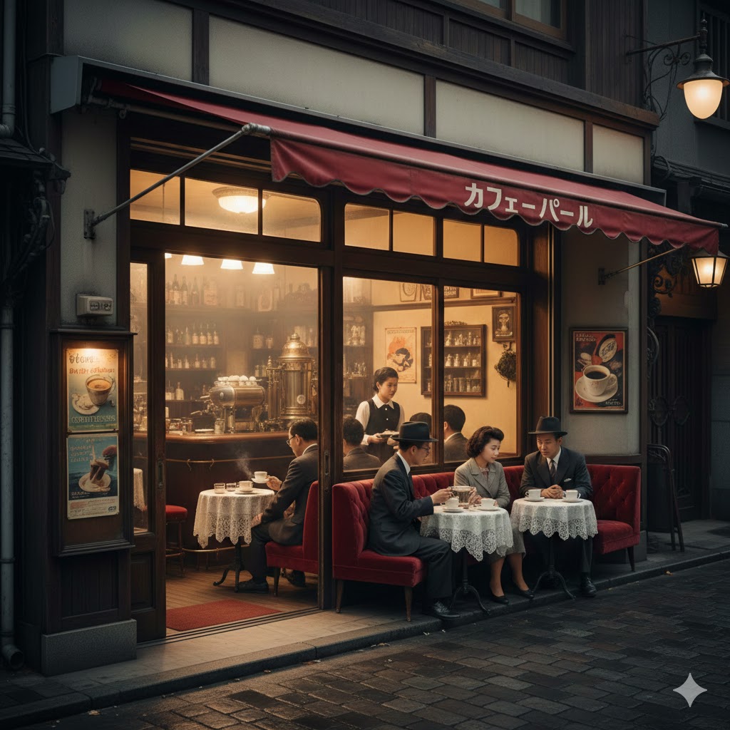 昭和のカフェーのイメージ画像