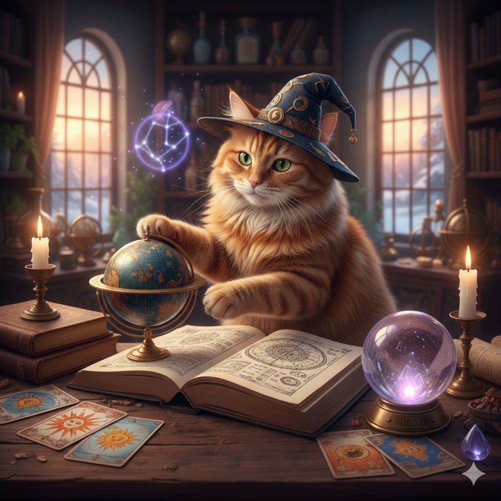 猫が占ってくれる占星術のイメージ画像