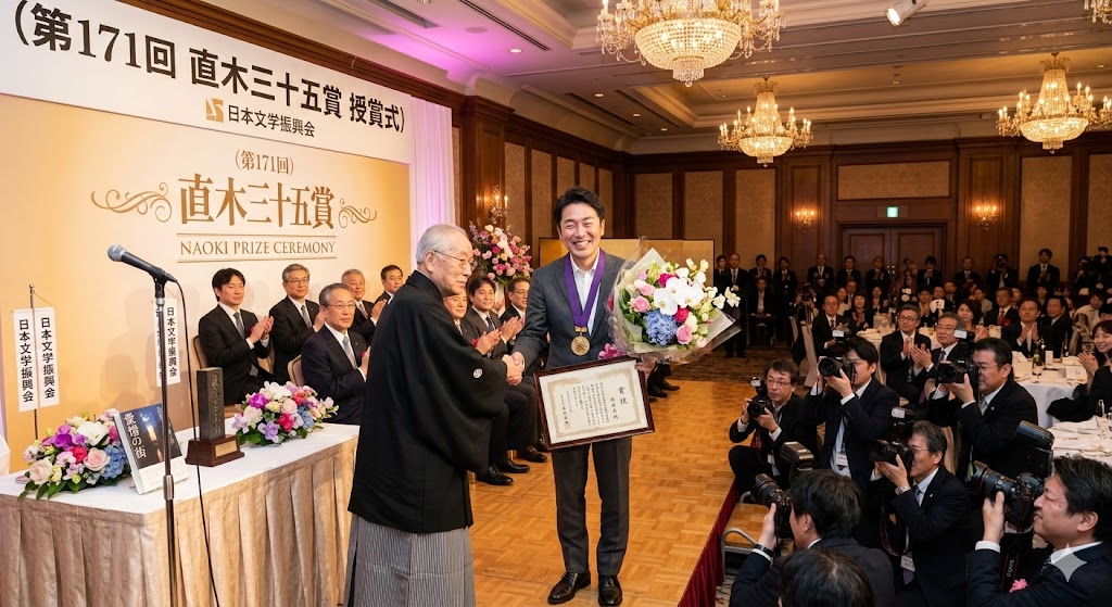 直木賞の授賞式のイメージ画像