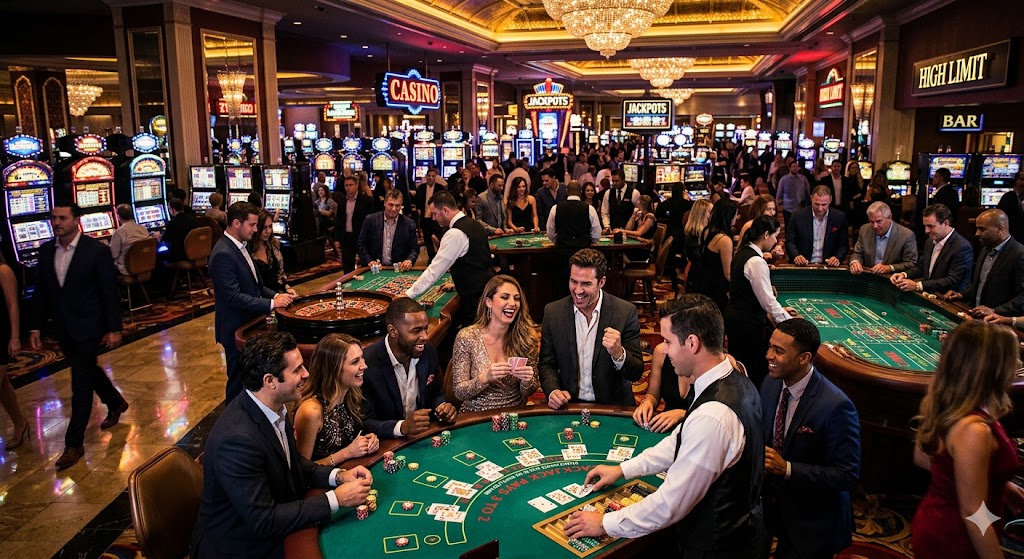 特区に併設されたカジノのイメージ画像