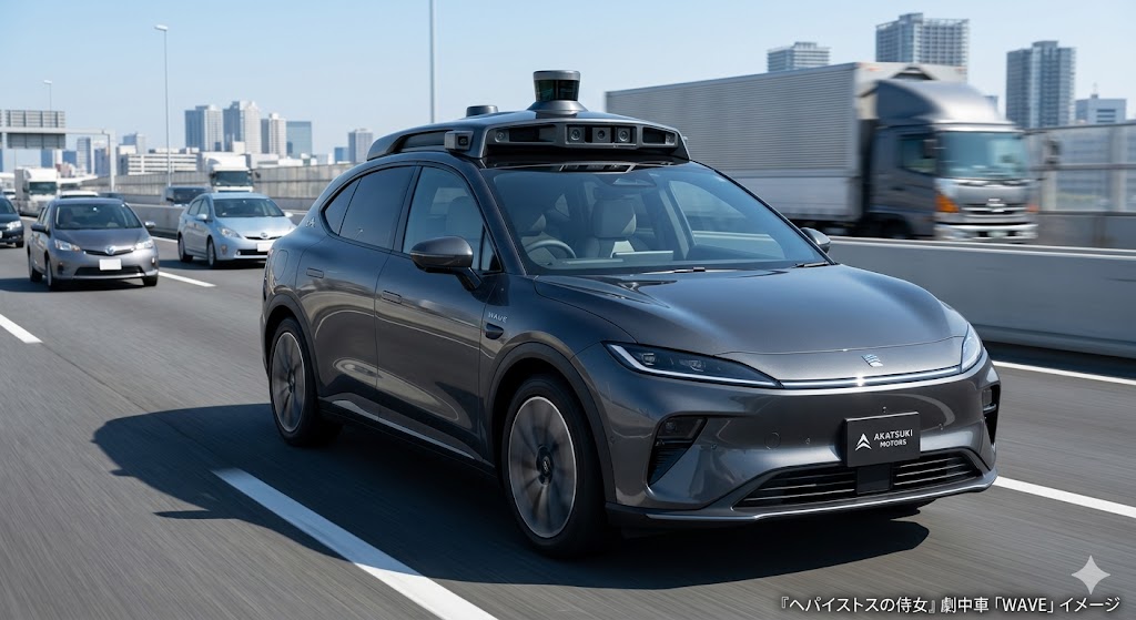 自動運転の車のイメージ画像