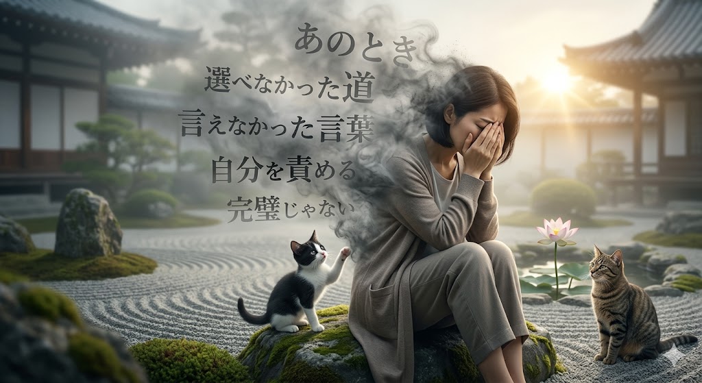 罪悪感で落ち込んでいるイメージがぞう