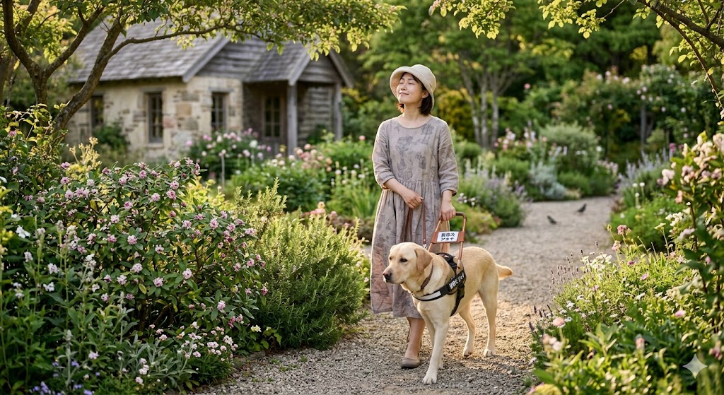 ジョイとのお散歩のイメージ画像