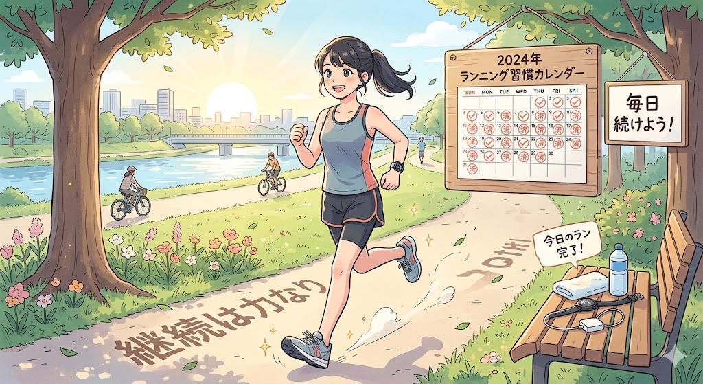 ランニングを習慣にしているイメージ画像