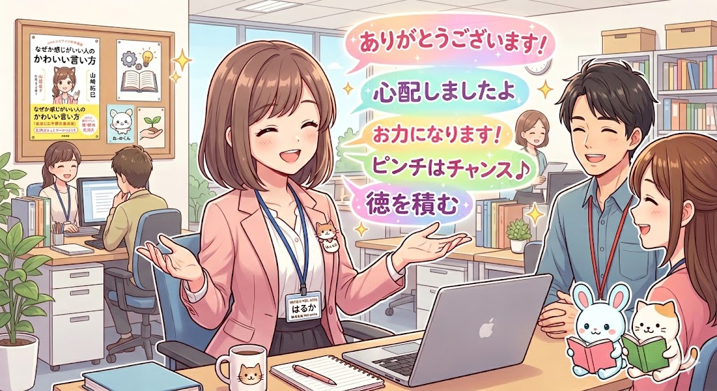 ビジネスのシーンで好かれる言い方をする社員のイメージ画像