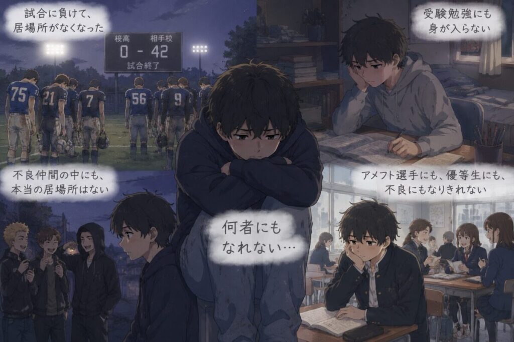 居場所のないアリのイメージ画像