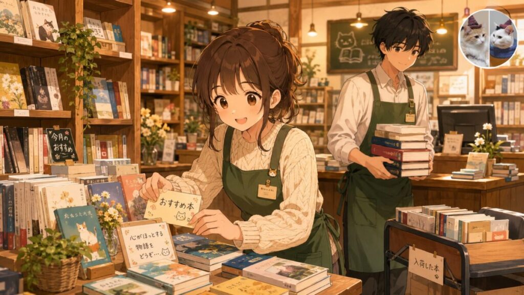 書店の仕事のイメージ画像
