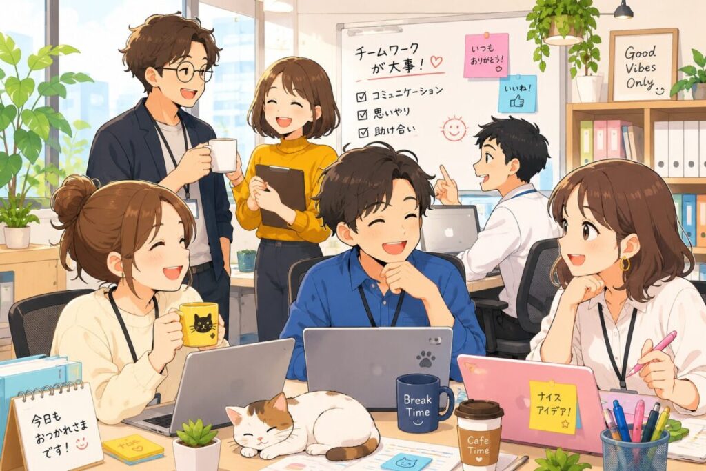 アットホームな職場のイメージ画像