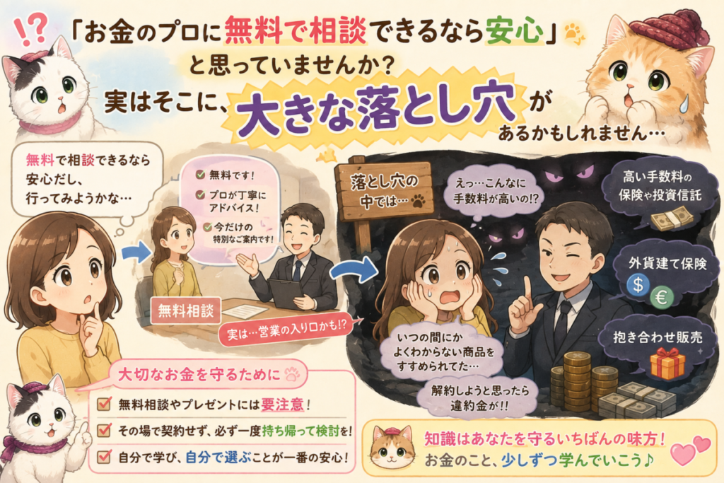 無料相談の落とし穴のイメージ画像