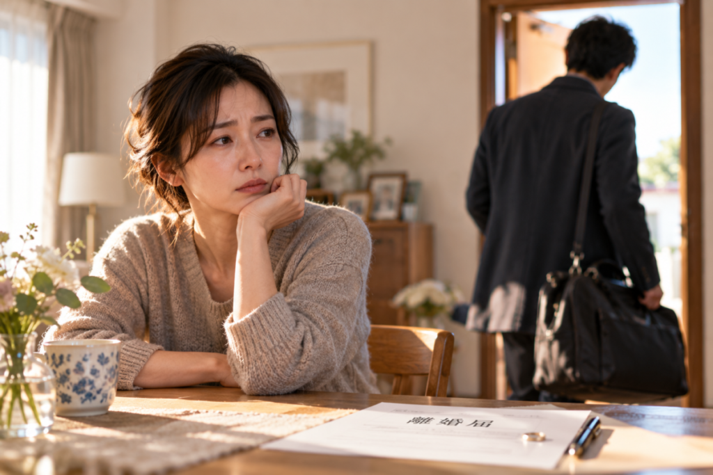 40歳を目前に離婚することになるイメージ画像