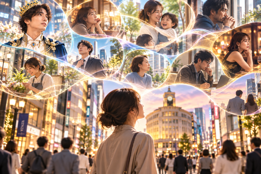 私たちの現実は、たくさんの物語が重なってできているイメージ画像